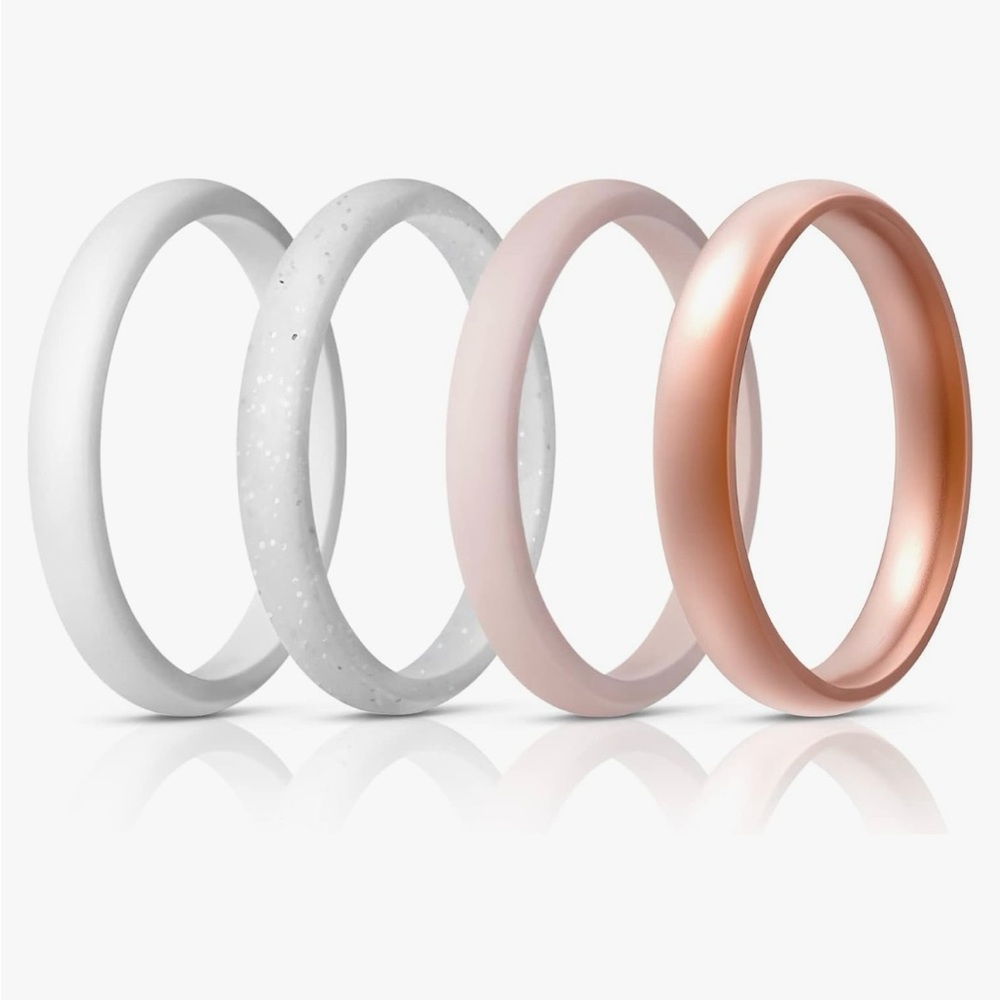 Stackable silicone rings